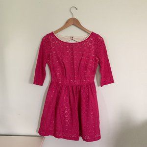 Lilly Pulitzer Pink Lace Dress